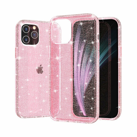 iPhone 12 Pro Max Cover Transparent Glitter