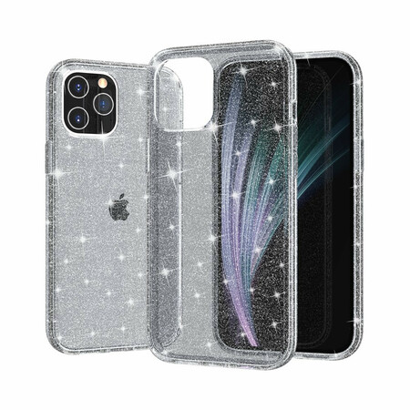 iPhone 12 Pro Max Cover Transparent Glitter
