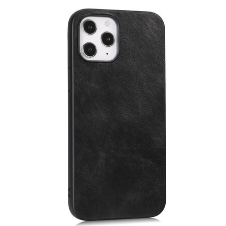 iPhone 12 Pro Max Schutzhülle mit Lederoptik Eleganz