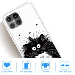 iPhone 12 Max / 12 Pro Cover Schau dir die Katzen an