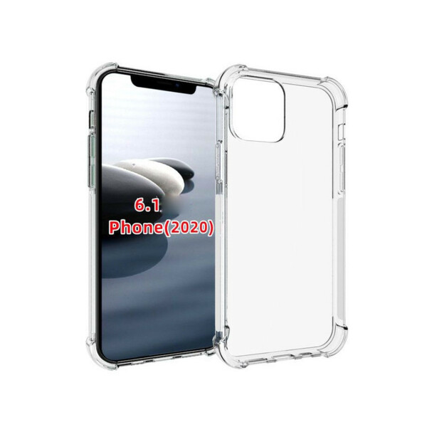 IPhone 12 Max / 12 Pro Cover Transparent Verstärkte Ecken