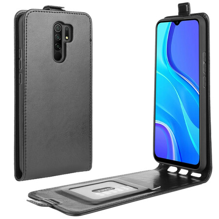 Xiaomi Redmi 9 Klappbare Hülle in Lederoptik