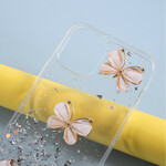 iPhone Cover 12 Glitter 3D Schmetterlinge