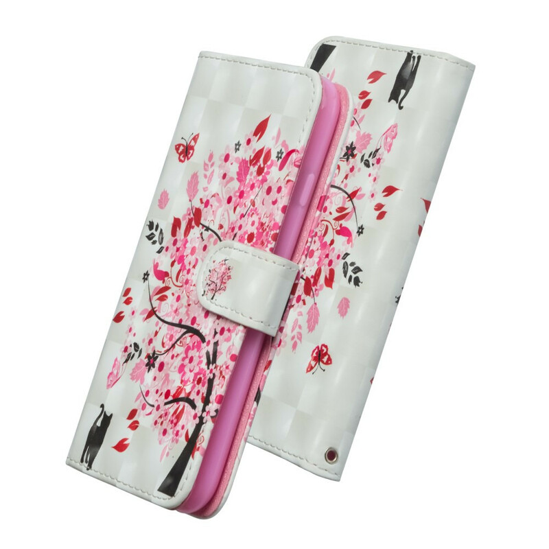 Xiaomi Redmi 9C Baum Rosa Tasche