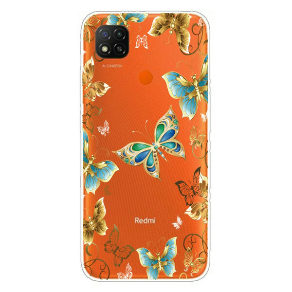 Xiaomi Redmi 9C Butterflies Cover