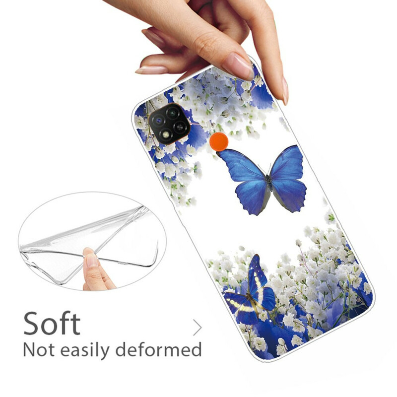 Xiaomi Redmi 9C Butterflies Cover