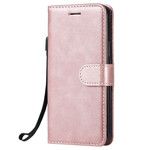 Hülle iPhone 12 Max / 12 Pro Solid Color Serie mit Riemen