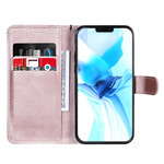 Hülle iPhone 12 Max / 12 Pro Solid Color Serie mit Riemen