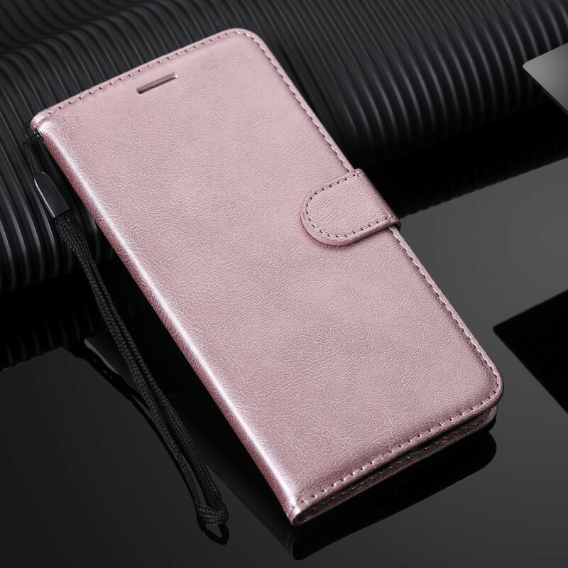 Hülle iPhone 12 Max / 12 Pro Solid Color Serie mit Riemen