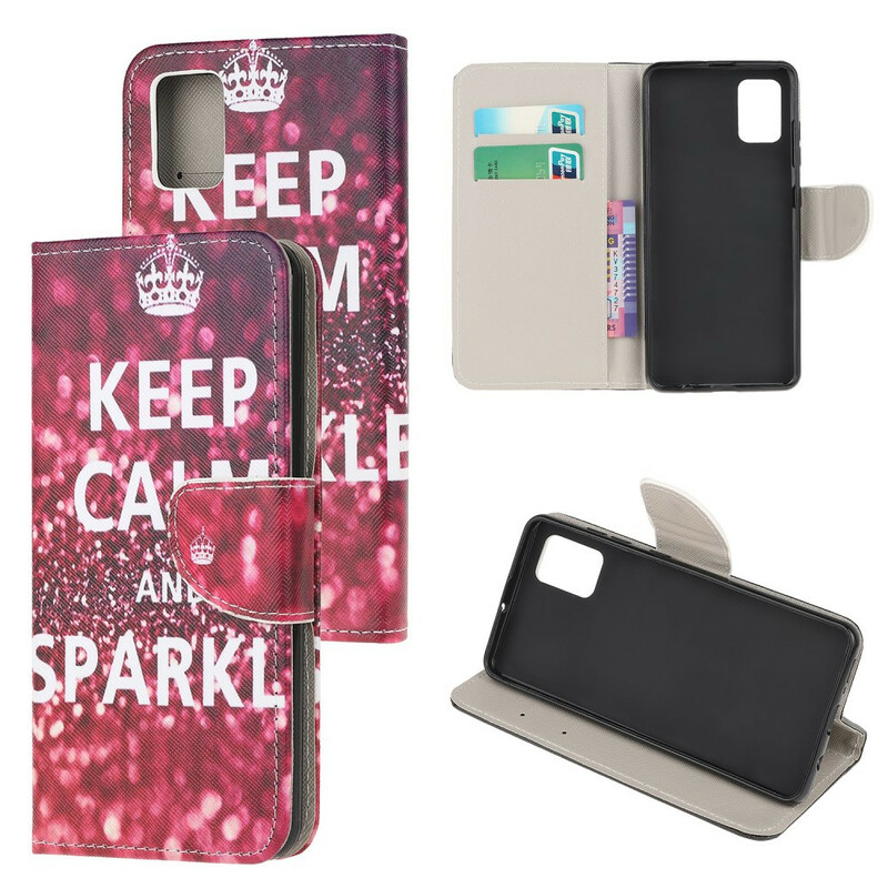 Hülle Samsung Galaxy A31 Keep Calm and Sparkle