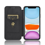 Flip Cover iPhone 12 Max / 12 Pro Kohlefaser