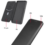 Flip Cover iPhone 12 Max / 12 Pro Kohlefaser