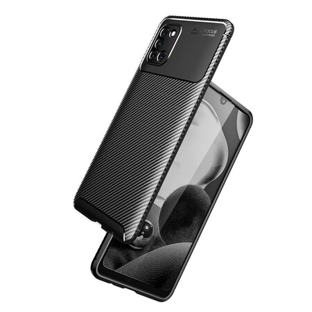 Samsung Galaxy A31 Flexible Kohlefaser Texture Cover