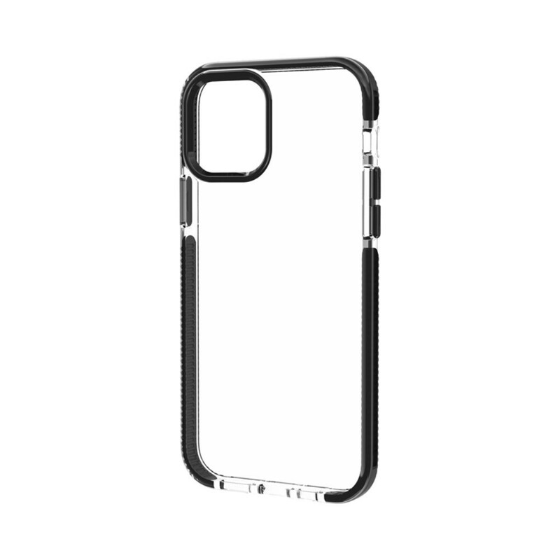 iPhone 12 Max / 12 Pro Cover Transparent Rand Silikon