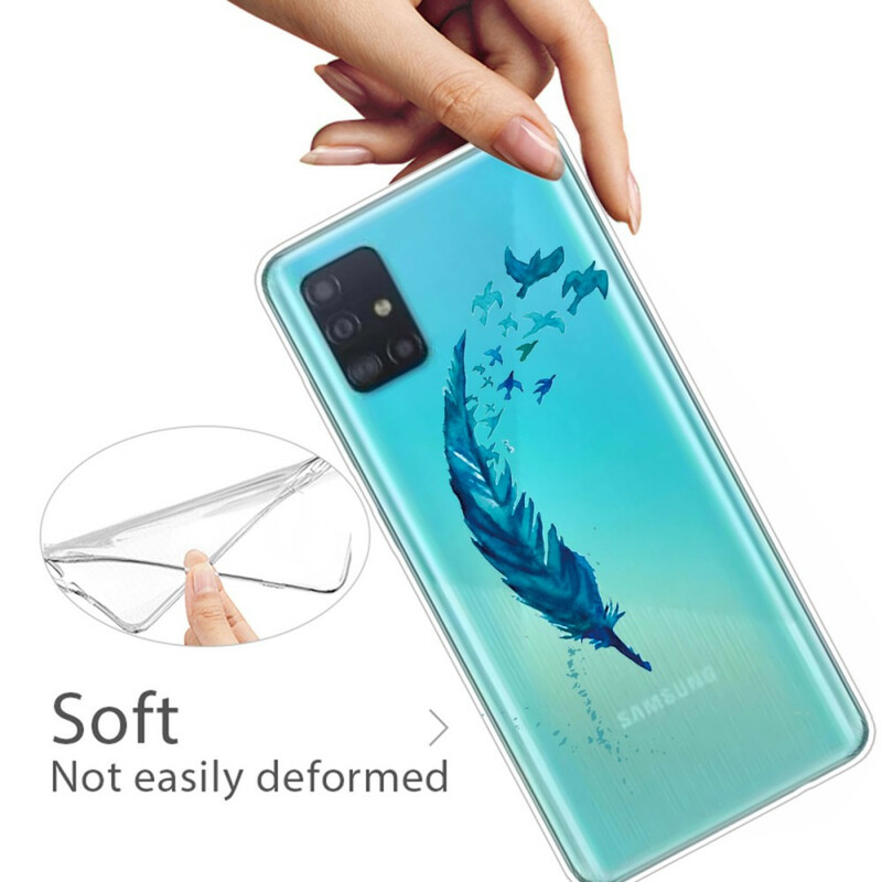 Samsung Galaxy A31 Hülle Schöne Feder