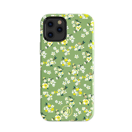 iPhone 12 Max / 12 Pro Cover Blumen KINGXBAR