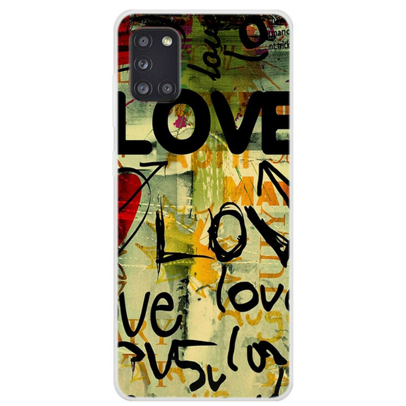 Samsung Galaxy A31 Cover Love and Love