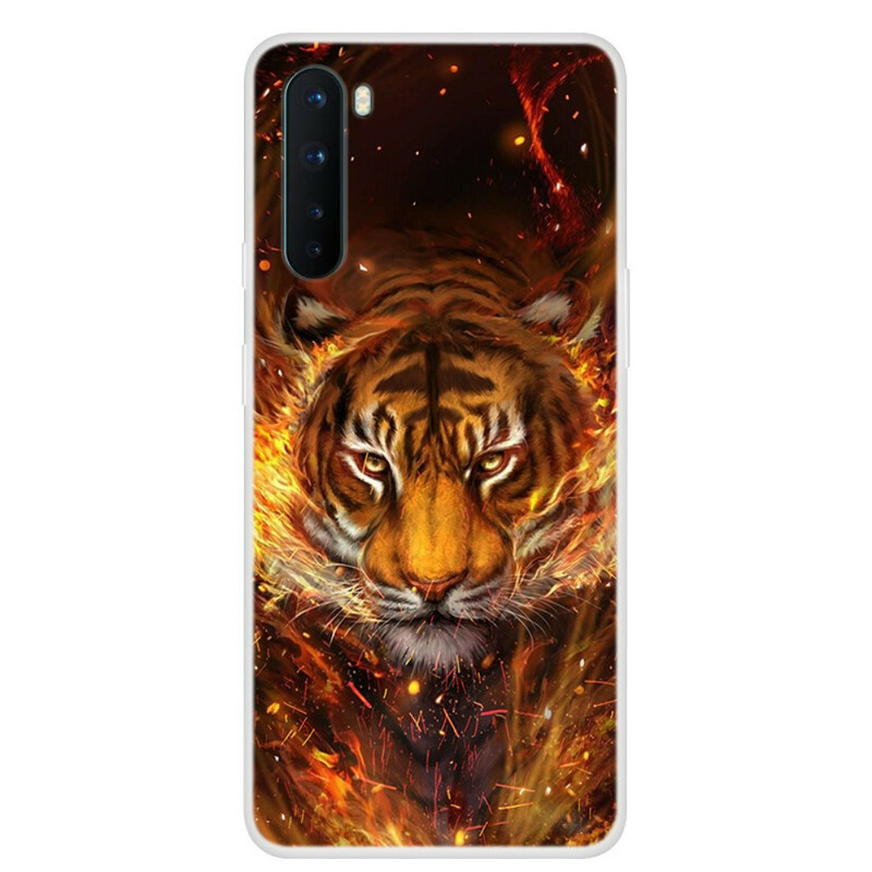 OnePlus Nord Feuer Tiger Cover