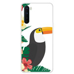OnePlus Nord Transparente Hülle Tukan im Dschungel
