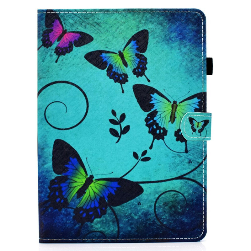 iPad Air 10.9" (2020) Hülle Grüne Schmetterlinge