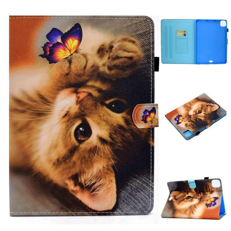 iPad Air 10.9" (2020) Hülle Mein Kätzchen und Schmetterling