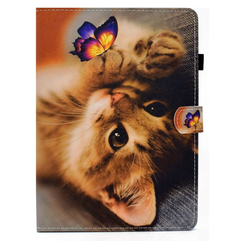 iPad Air 10.9" (2020) Hülle Mein Kätzchen und Schmetterling