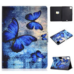 iPad Air Hülle Blaue Schmetterlinge