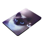 iPad Air 10.9" (2020) Hülle Katze mit blauen Augen