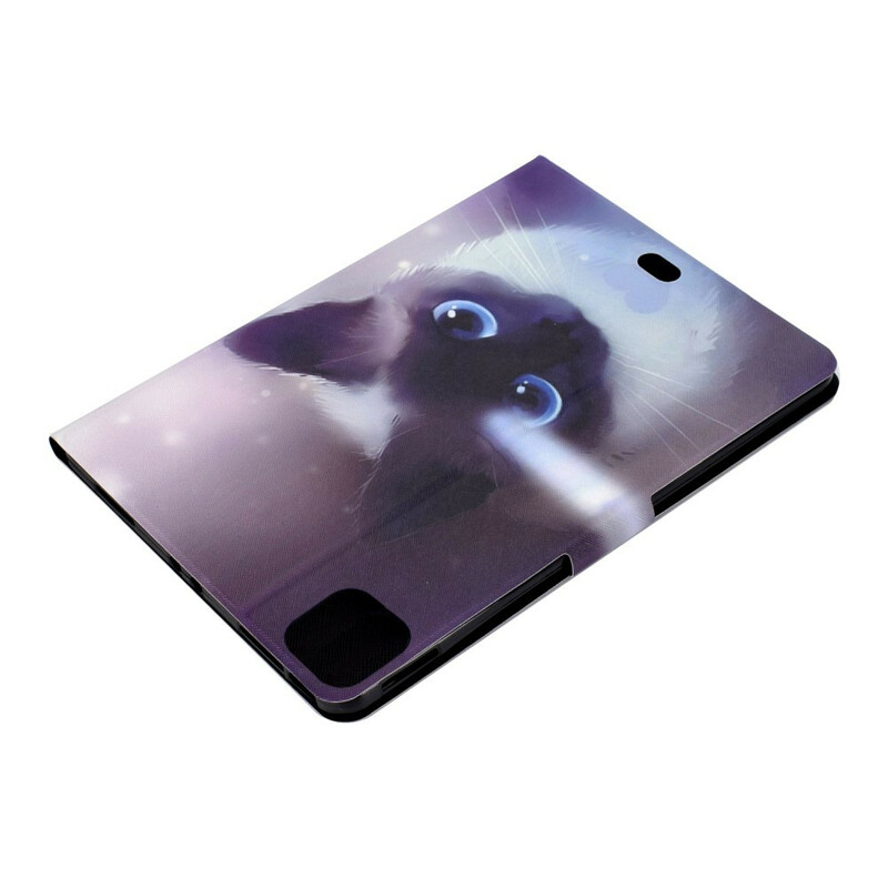 iPad Air 10.9" (2020) Hülle Katze mit blauen Augen