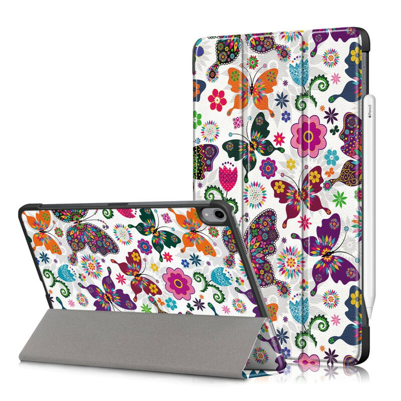 Smart Case iPad Air 10.9" (2020) Retro-Schmetterlinge