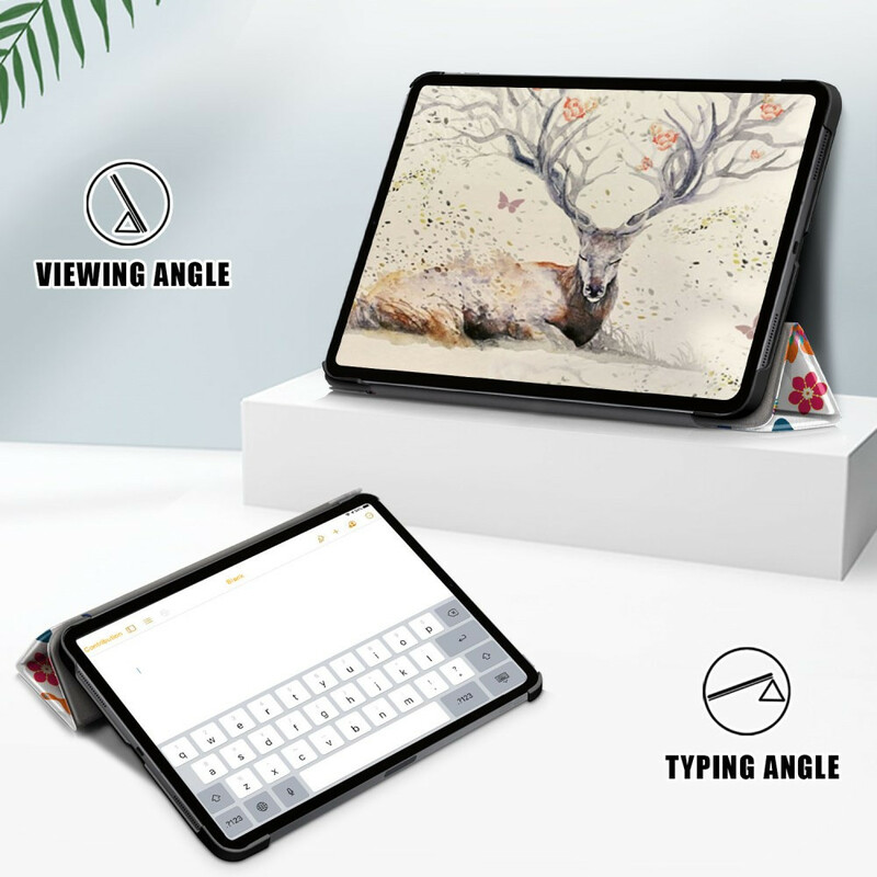 Smart Case iPad Air 10.9" (2020) Retro-Schmetterlinge