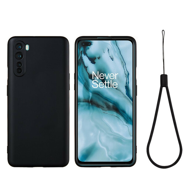 OnePlus Nord Liquide Silicone Cover Mit Lanyard