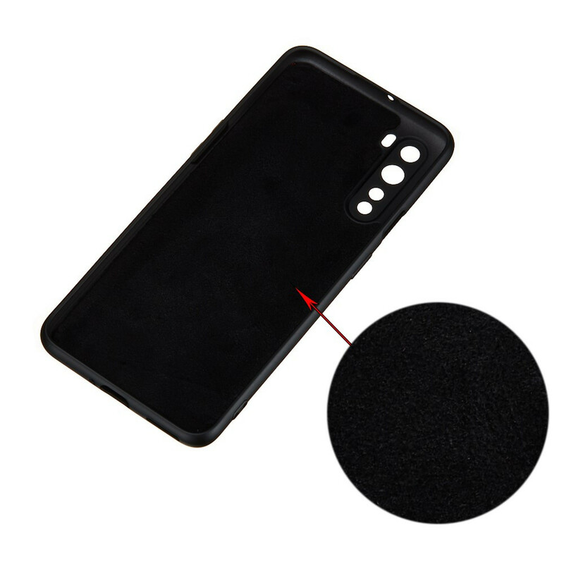 OnePlus Nord Liquide Silicone Cover Mit Lanyard