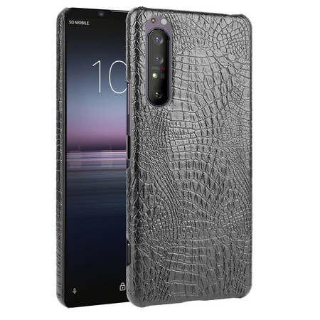 Sony Xperia 1 II Hülle mit Krokodilhaut-Effekt