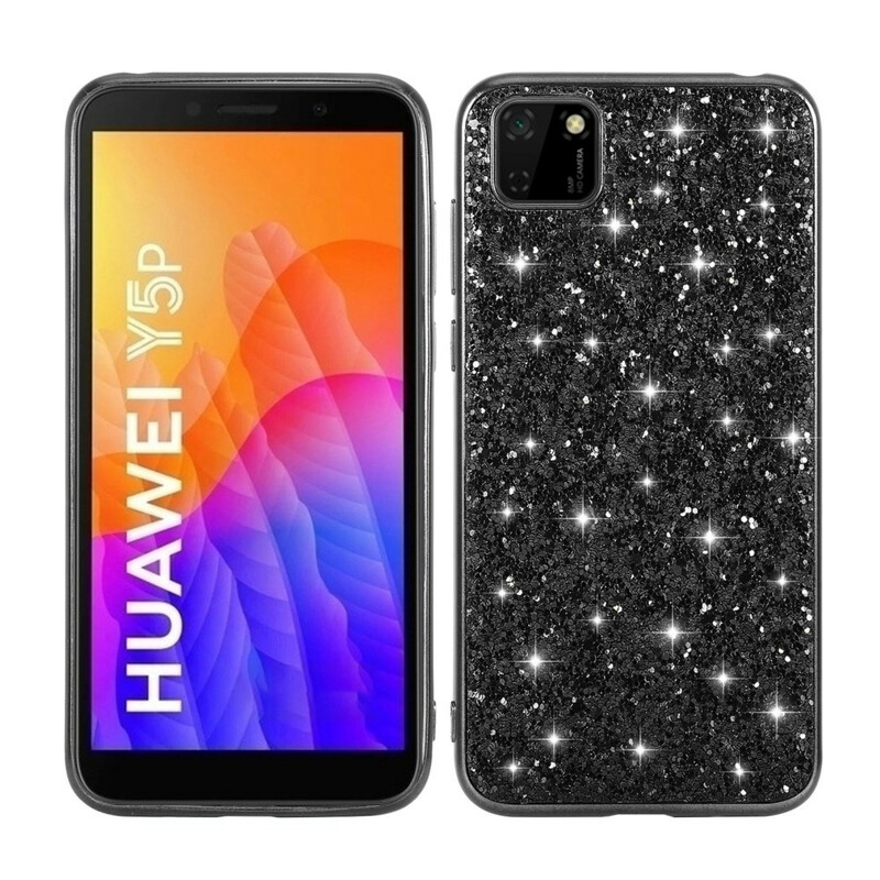 Huawei Y5p Cover Ich bin Glitter