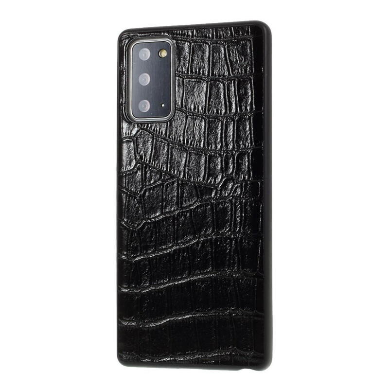 Samsung Galaxy Note 20 Hülle aus Echtleder mit Krokodil-Muster