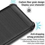 Samsung Galaxy A10s IMAK Vega Series Kohlefaser Cover Gebürstet