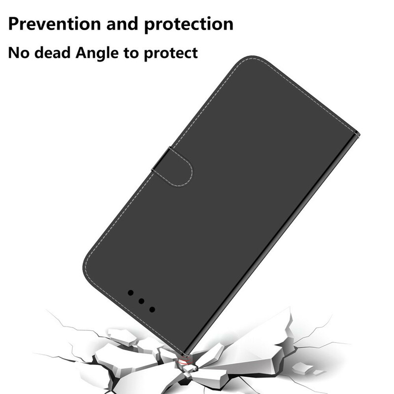 Hülle Samsung Galaxy Note 20 Kunstleder Cover Spiegelung