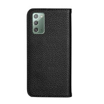 Flip Cover Samsung Galaxy Note 20 Kunstleder Litchi Ultra Chic