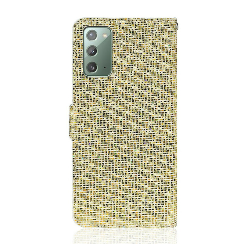 Hülle Samsung Galaxy Note 20 Pailletten S Design