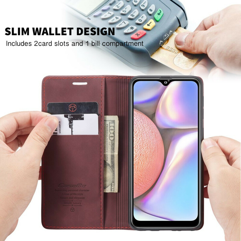 Flip Cover Samsung Galaxy A10s CASEME Kunstleder Flip Cover Samsung Galaxy A10s CASEME Kunstleder