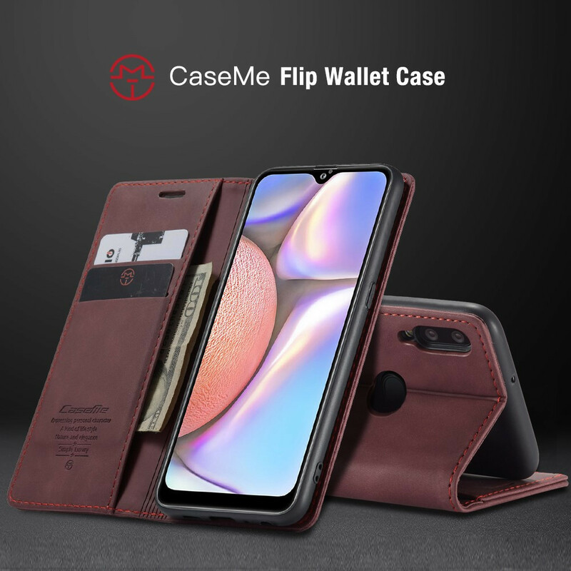 Flip Cover Samsung Galaxy A10s CASEME Kunstleder Flip Cover Samsung Galaxy A10s CASEME Kunstleder