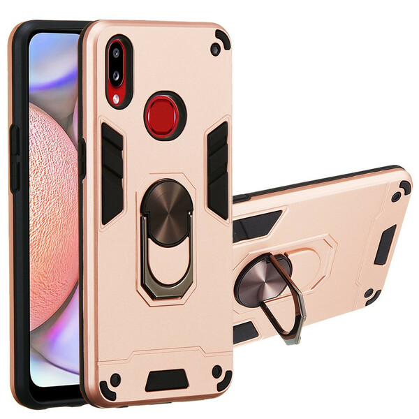 Samsung Galaxy A10s Cover Abnehmbar Ring-Stütze Metallic