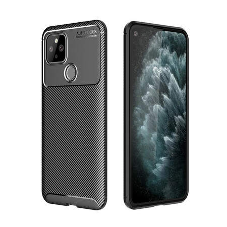 Google Pixel 5 Flexible Hülle mit Carbonfasertextur