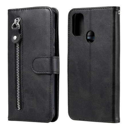 Hülle Samsung Galaxy M21 Vintage Geldbörse