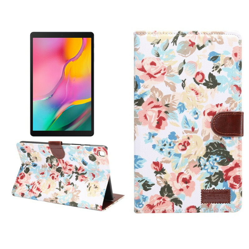 Hülle Samsung Galaxy Tab A 8.0 (2019) Pink Texture Stoff