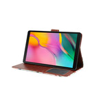 Hülle Samsung Galaxy Tab A 8.0 (2019) Pink Texture Stoff