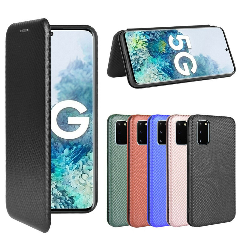 Flip Cover Samsung Galaxy S20 FE Kohlefaser