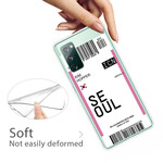 Samsung Galaxy S20 FE Boarding Pass to Seoul Cover