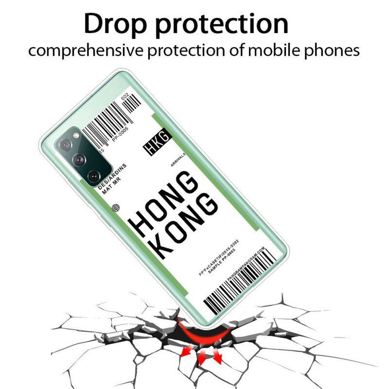 iPhone 12 Pro Max Cover Boarding Pass to Hong Kong